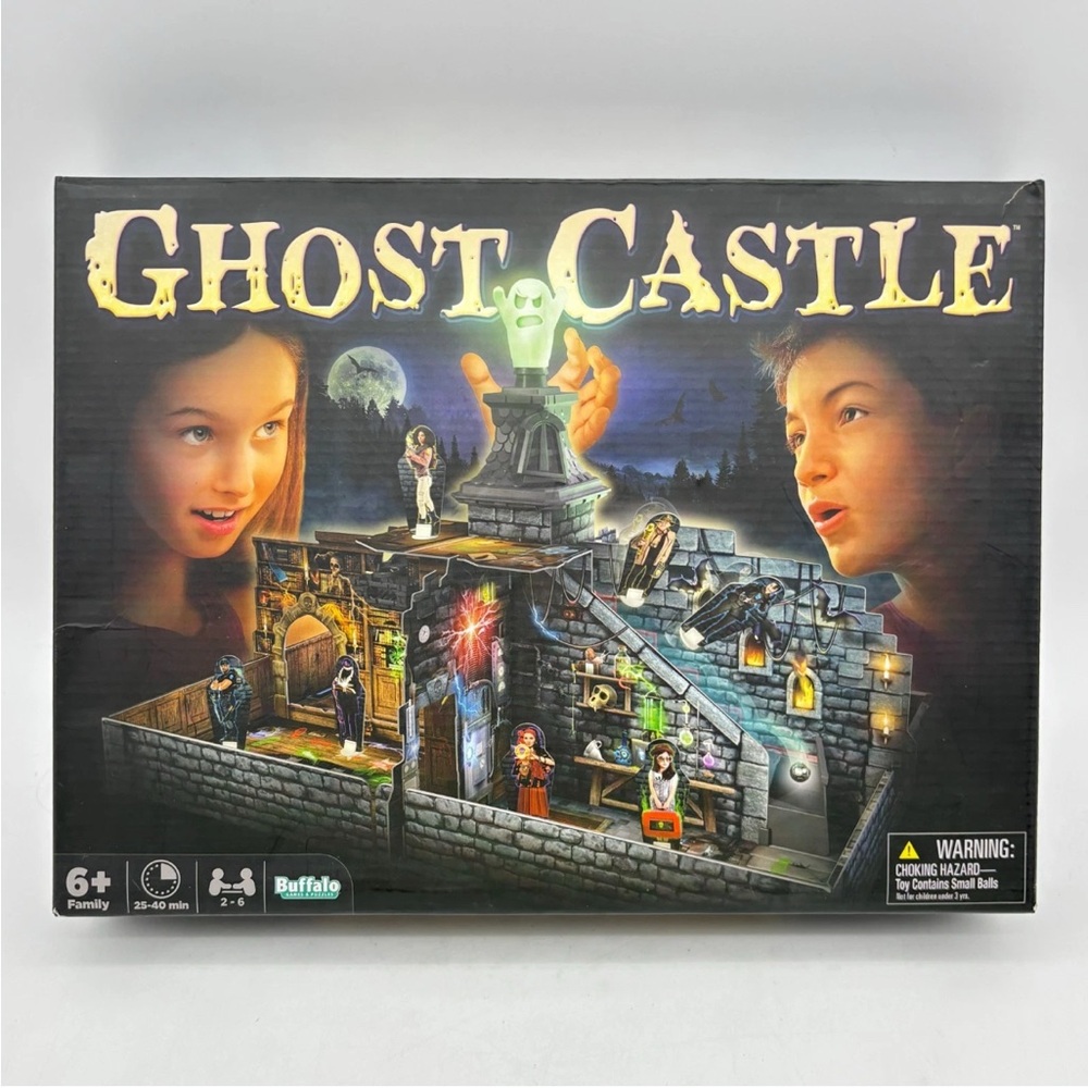 Buffalo Games Ghost Castle 2020 Family strategy Board game Paranormal